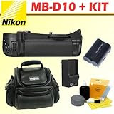 Nikon MB-D10 Multi Power Battery Pack for Nikon D300, D300s & D700 Digital SLR Cameras + Accessory Kit