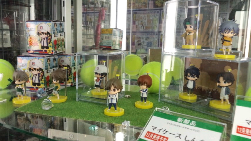 テニスの王子様情報ブログ アニメイト池袋本店に ワンコイングランデフィギュアコレクション テニスの王子様 のサンプルが展示されています
