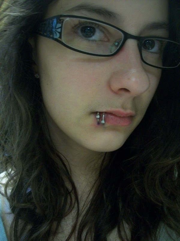 Hey, guys. I got a spider bite spider bites piercing on guys. Hey, guys. I got a spider bite