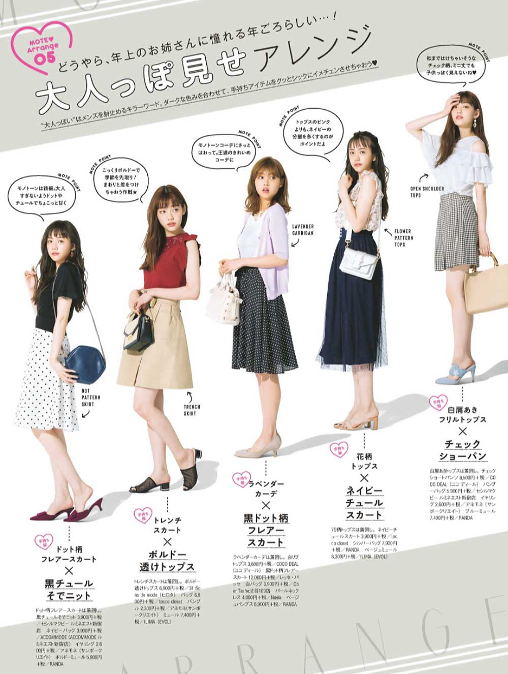 デートコーデ見本 初デート ２回目以降まで レディースme