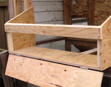 Nesting Boxes How to build external nest boxes ::: coop thoughts blog