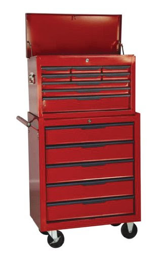 HILKA 14 Drawer Combination Tool Chest With Ball Bearing Slides C314BBS