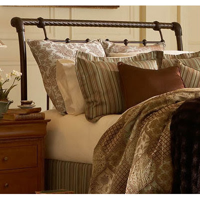 Legion Headboard in Ancient Gold Size: King