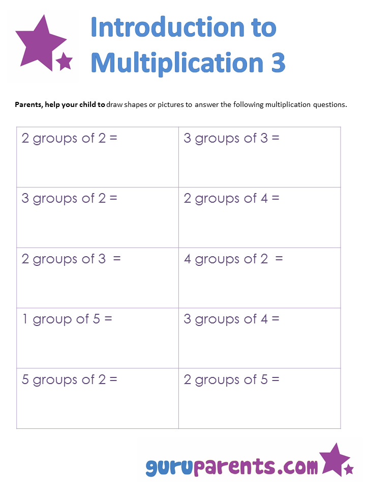 introduction to multiplication guruparents