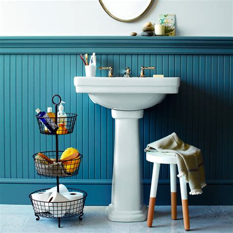 smart space saving bathroom storage ideas martha stewart