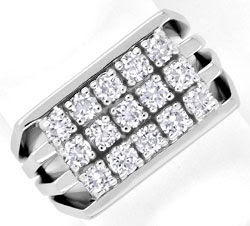 Originalfoto BRILLANT-RING WEISSGOLD HANDARBEIT LUPENREIN 5.000€ NEU