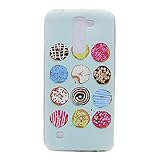 Lonchee LG K7 (5,0 Zoll) Hülle,Bunte Muster Weich TPU Handy Hülle Durchsichtig Transparent Etui Cover Case Protective Shell Soft Schutzhülle Telefon Kasten für LG K7 (5,0 Zoll) – Brot
