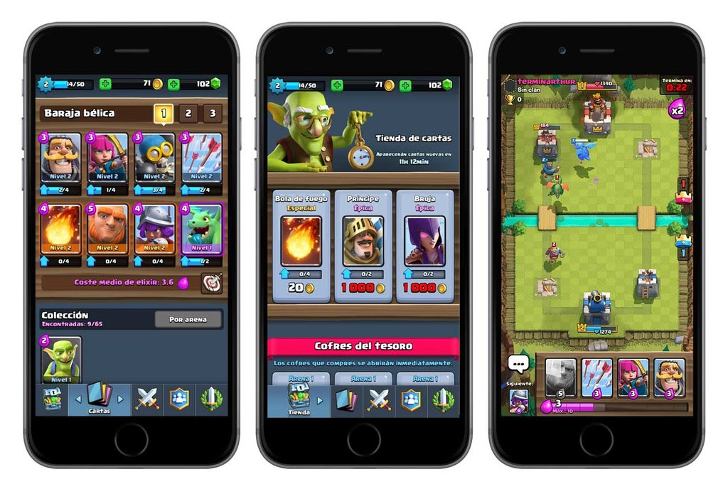 Capturas de Clash Royale para iOS