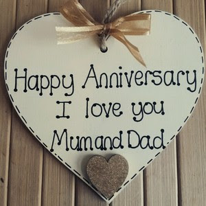 personalised wedding anniversary gift for mum & dad ...