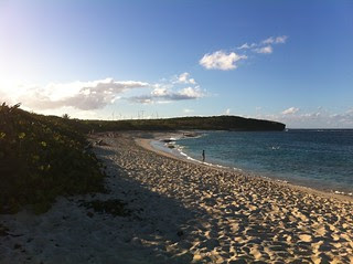 Plage de l'anse de la Gourde, après St François