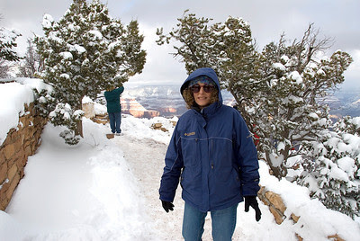 At the South Rim of the Grand Canyon