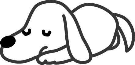 犬のイラスト 無料イラストフリー素材