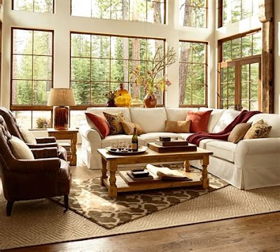 Pottery Barn Style Living Room