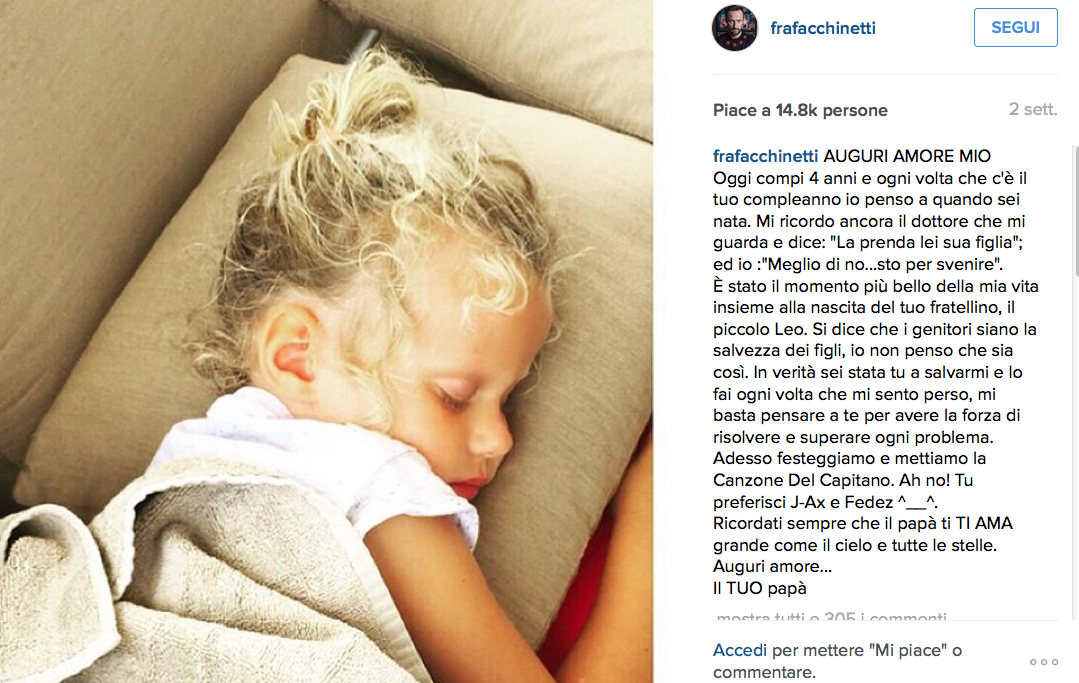 Mia Facchinetti compie 4 anni: la festa di compleanno e i ...