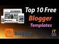 Top 10 free blogger templates download ।responsive and seo friendly templates। it-nextsolution