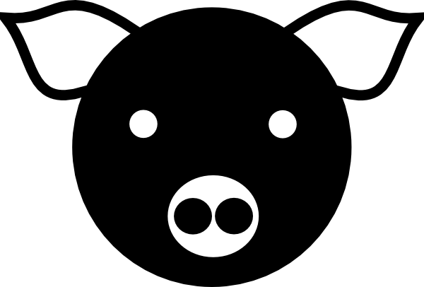 Download Simple Pig Clip Art at Clker.com - vector clip art online, royalty free & public domain