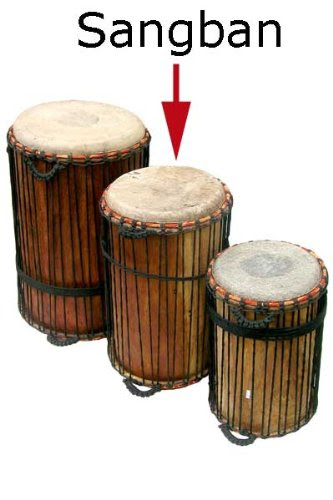 Ghana Sangban Dunun Drum 12 X 24 African Hand Drum New