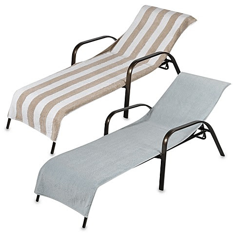 Terry Chaise Lounge Towels, 100% Cotton - Bed Bath & Beyond
