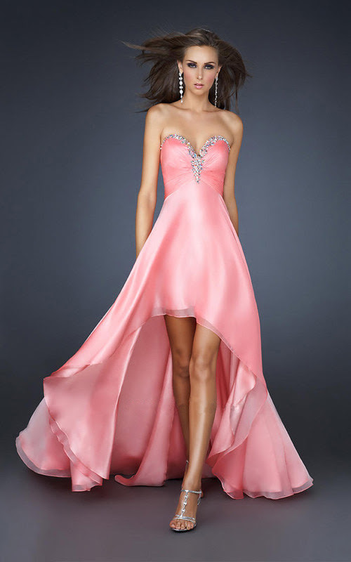 La Femme 17585 High Low Prom and Formal Dress