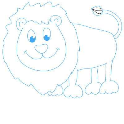 How To Draw A Lion Step By Step - Cliparts.co