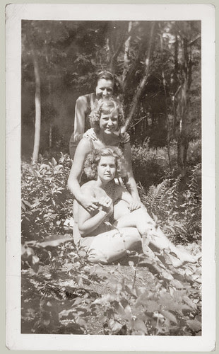 Three girls in a row