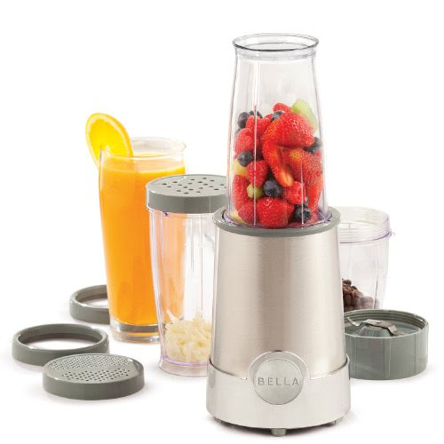 BELLA 13330 12-Piece Rocket Blender, Stainless Steel