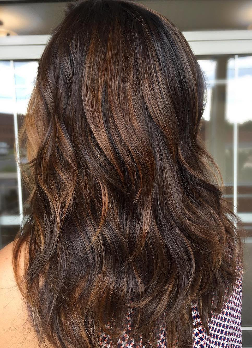 brown hair with light brown