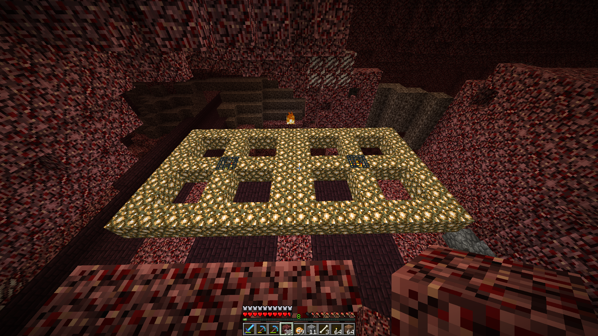 Found This Double Blaze Spawner What Type Of An Xp Farm Should I Build Minecraft