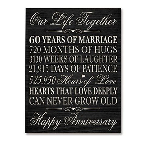60th Wedding Anniversary Wall Plaque Gift Couple DaySpring  