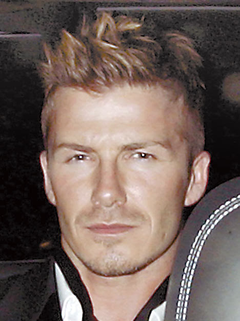 David Beckham hair cut