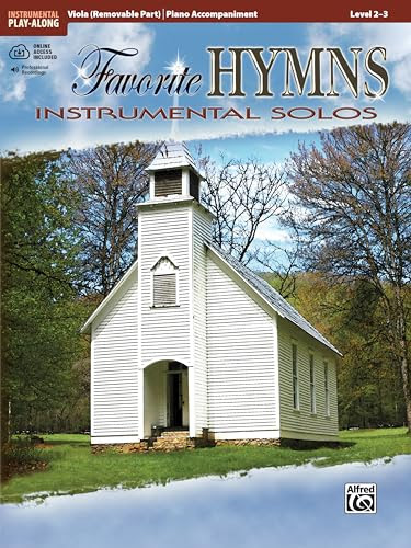 Favorite Hymns Instrumental Solos for Strings: Viola, Book & CD (Instrumental Solos Series)