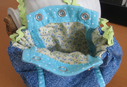 Snaps bag for Juliet (inside)