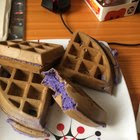[Homemade] Purple Waffles