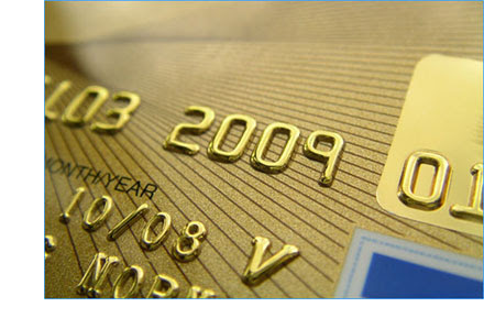 Credit cards. There are also credit card