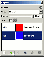 move Background layer up