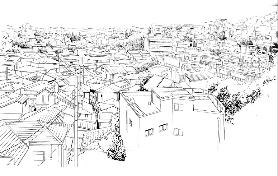 漫画背景テクニック 街を歩いて観察しよう 初心者が見るべきポイントとは Oyukihan S Blog 漫 パワー充電所