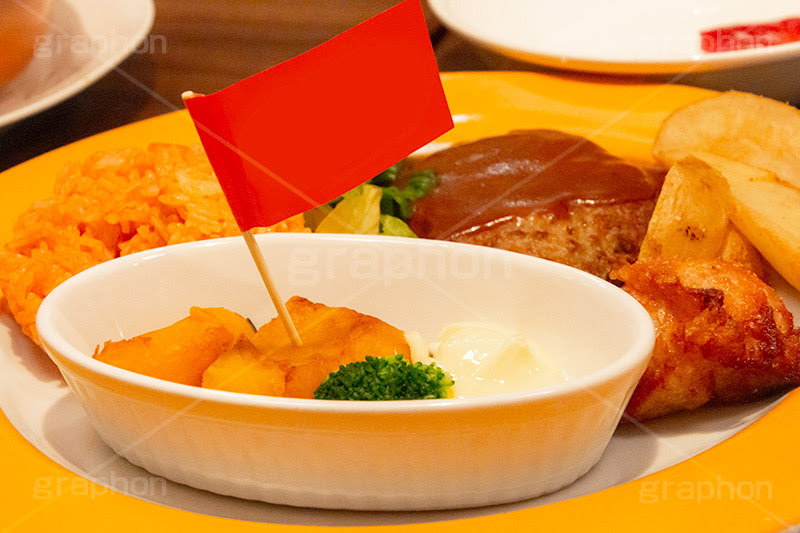 お子様ランチ グラフォン無料素材