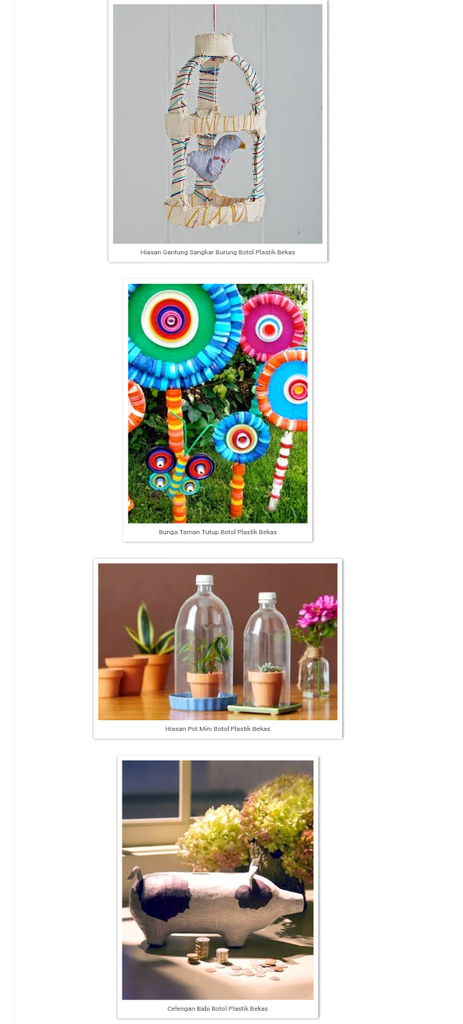  Kerajinan  Tangan Dari  Barang  Bekas  Aneka  Kreasi Botol 