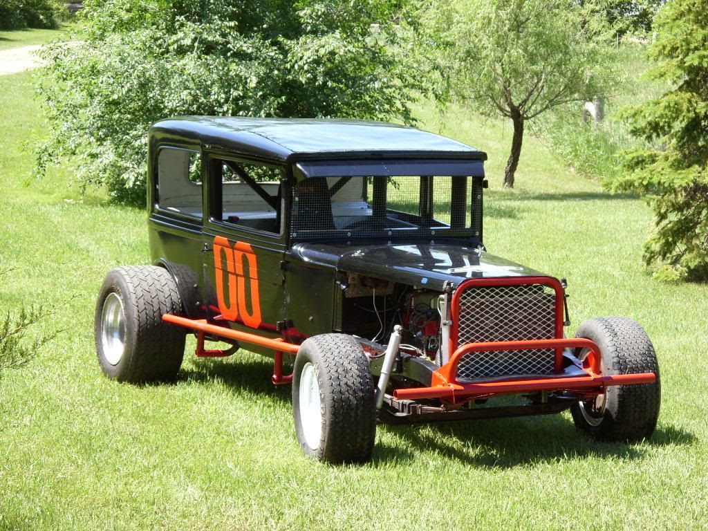 1933 Ford coupe with 300 Ford six power. 1929 Chevy sedan with 250 Chevy six ...