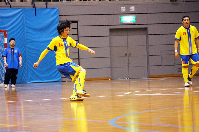 富山県フットサルリーグ開幕の様子 Npo富山県フットサル連盟