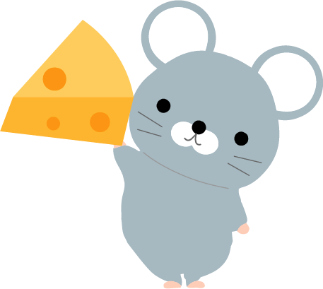 ねずみのイラスト 無料イラストフリー素材 可愛いネズミ