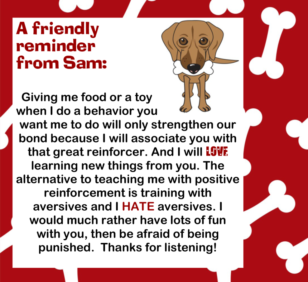 Note On Using Positive Reinforcement In Dog Training | So Much ...
