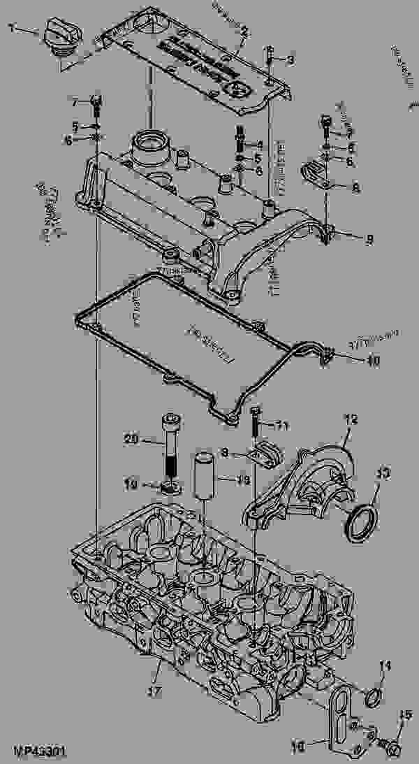 CYLINDER HEAD - UTILITY VEHICLE John Deere 825I - UTILITY ...