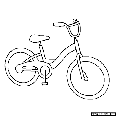 Bike Coloring Pages