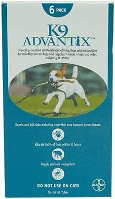 Advantix Flea And Tick Control For Dogs 10-22 Lbs 6 Month Supply