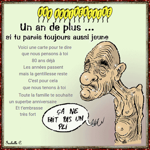 Anniversaire 80 Ans