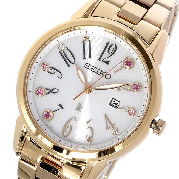 腕時計 Lukia ウォッチリスト ホワイト Lukia ソーラー Sut302j1 レディース Sut302j1 腕時計 Seiko クオーツ セイコー ルキア