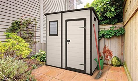 keter manor pent outdoor plastic garden storage shed
