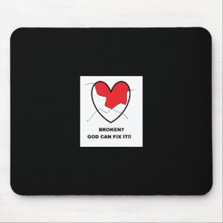 God Can Fix It Mousepad