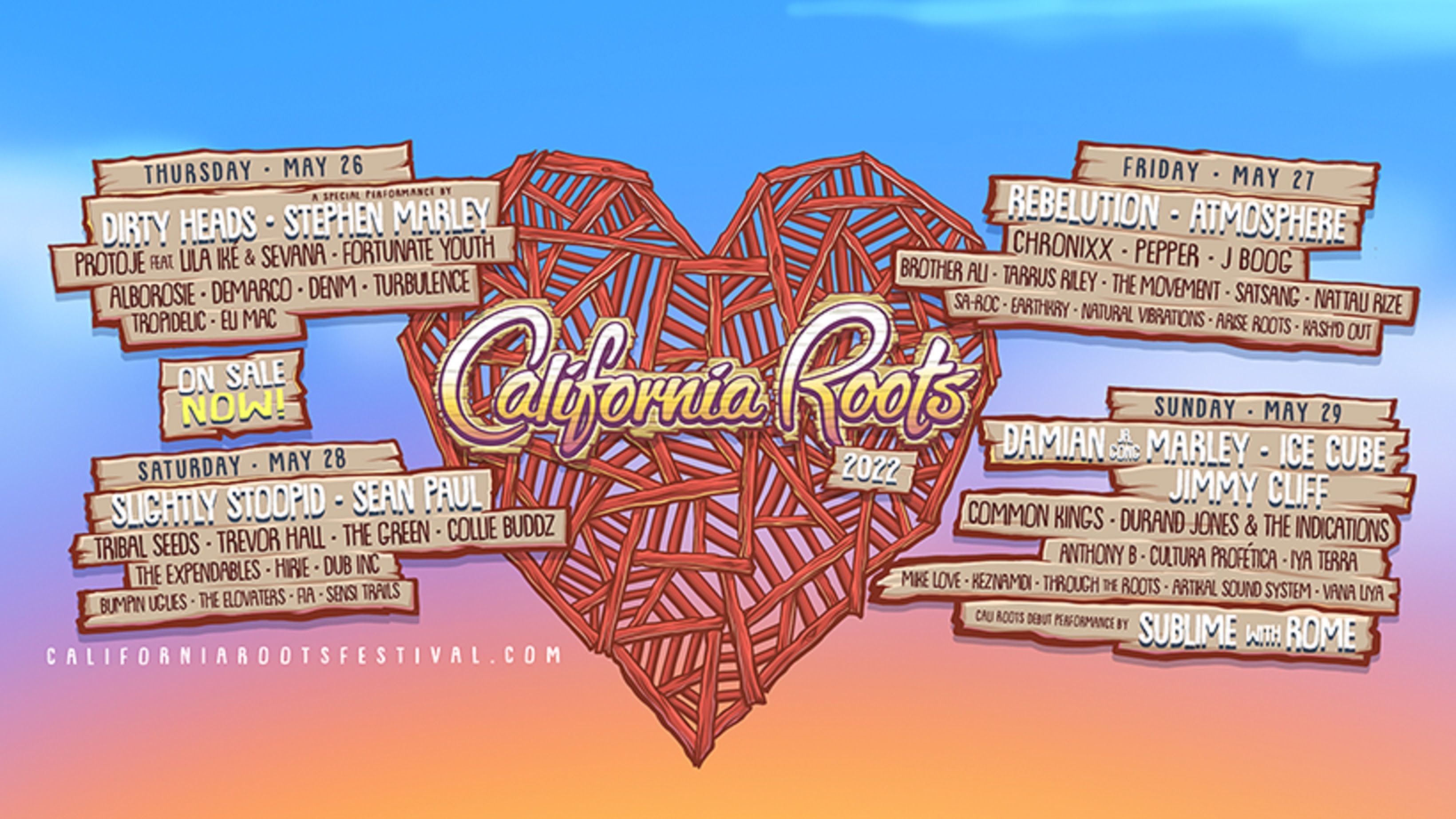 California Roots Festival 2022 Lineup